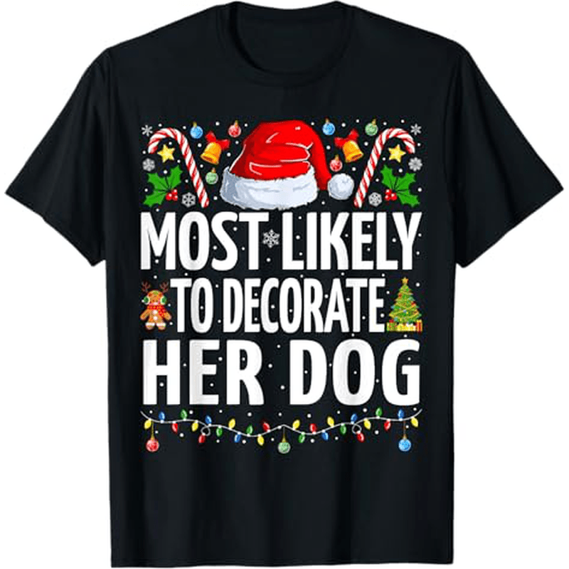 

Christmas Dog- T- - 100% , All , S-3xl,