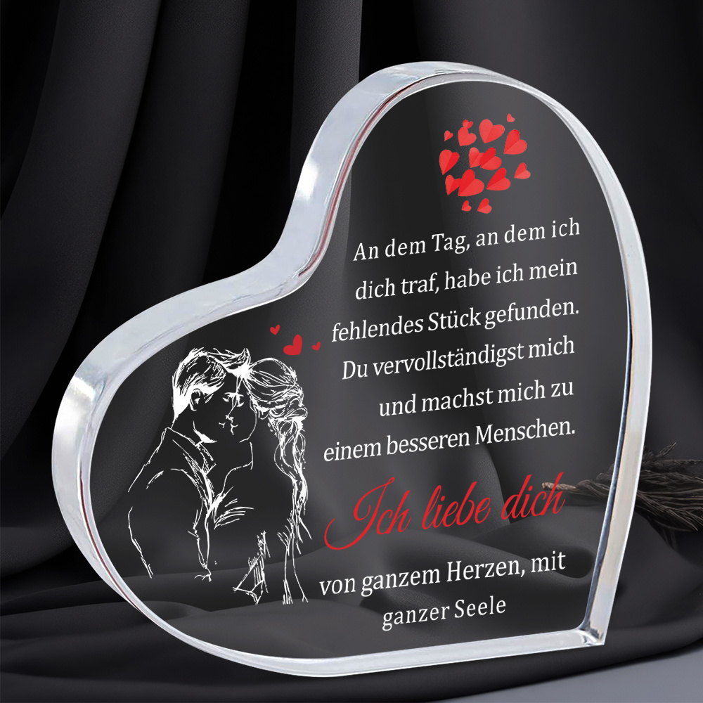 

'i You' Plaque - & 's For , Includes Bag - For
