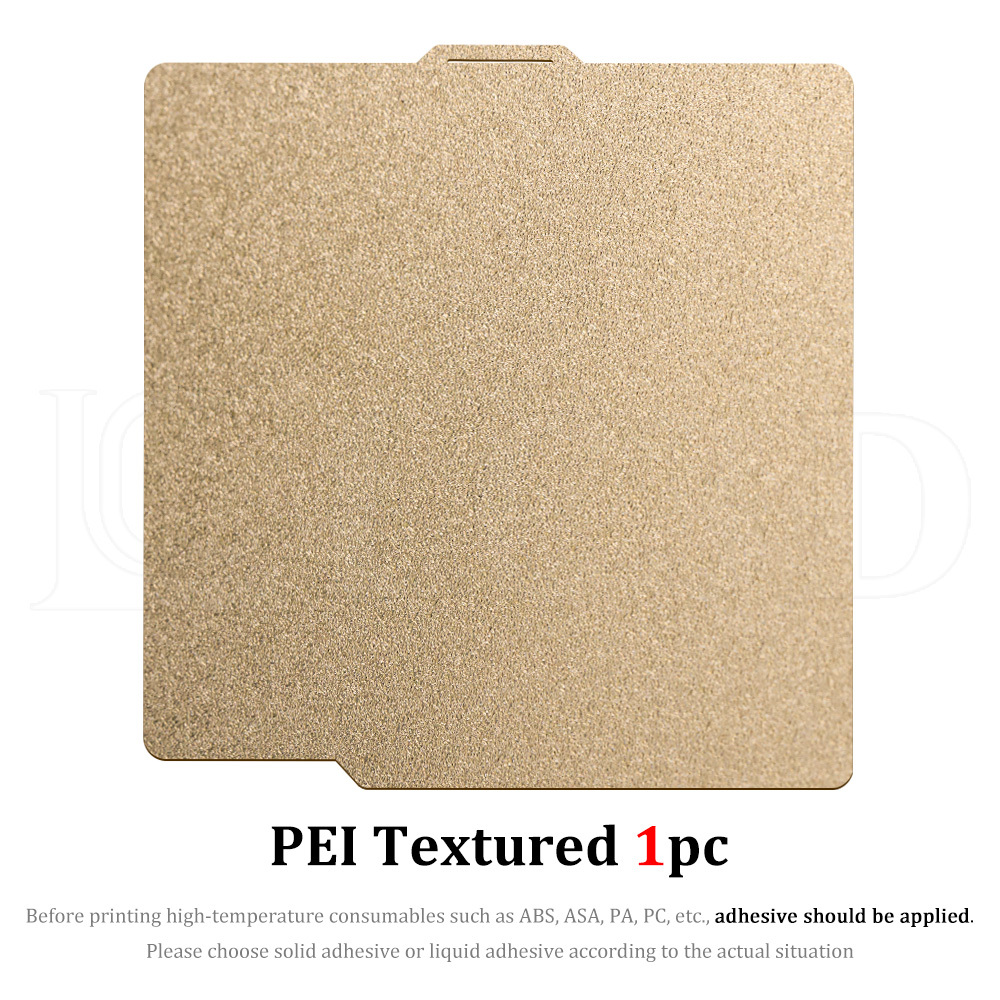TEMU Pei Textured Printing Board For X2d P2s X1c P1p P1s A1 Support Double-sided Printing Spring Steel Sheet For 3d Printer Accessories 257x257mm