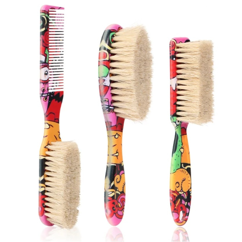 E-shop 1/3 Stück Friseur Reinigungsbürste, Professionelle Bartbürste, Geeignet für Salon Reinigungsgeräte für Barttrimmen und Styling, Öl-Haarschnitt,