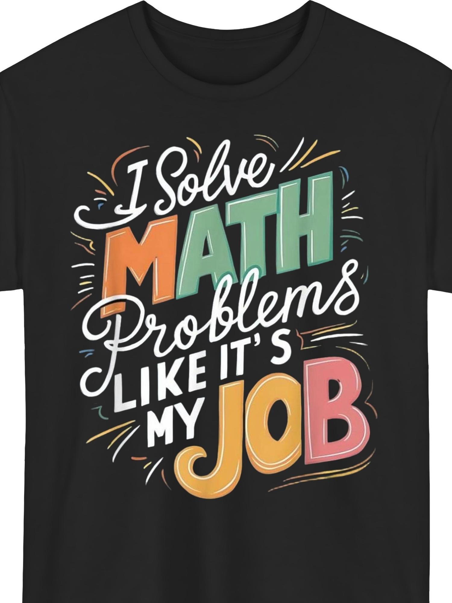 math shirt sold on Temu United States