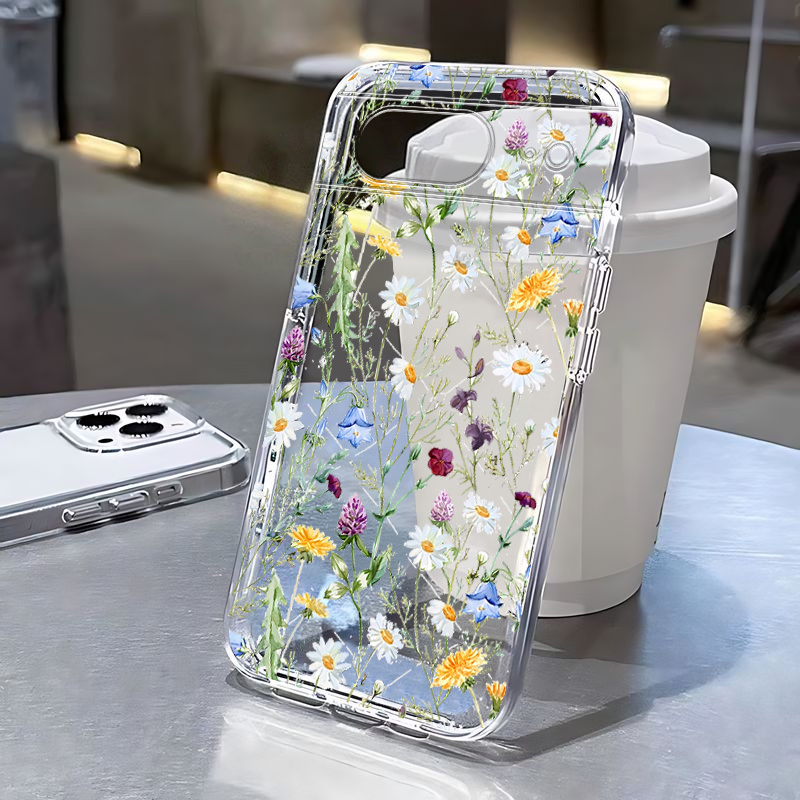 Trnje za telefon: Primerno za Google Pixel 6, 6A, 7, 7A, 7 Pro, 8, 8A, 8 Pro, 9, 9 Pro. usklajeno trnje za telefon. Ustvarjalno in trnje s