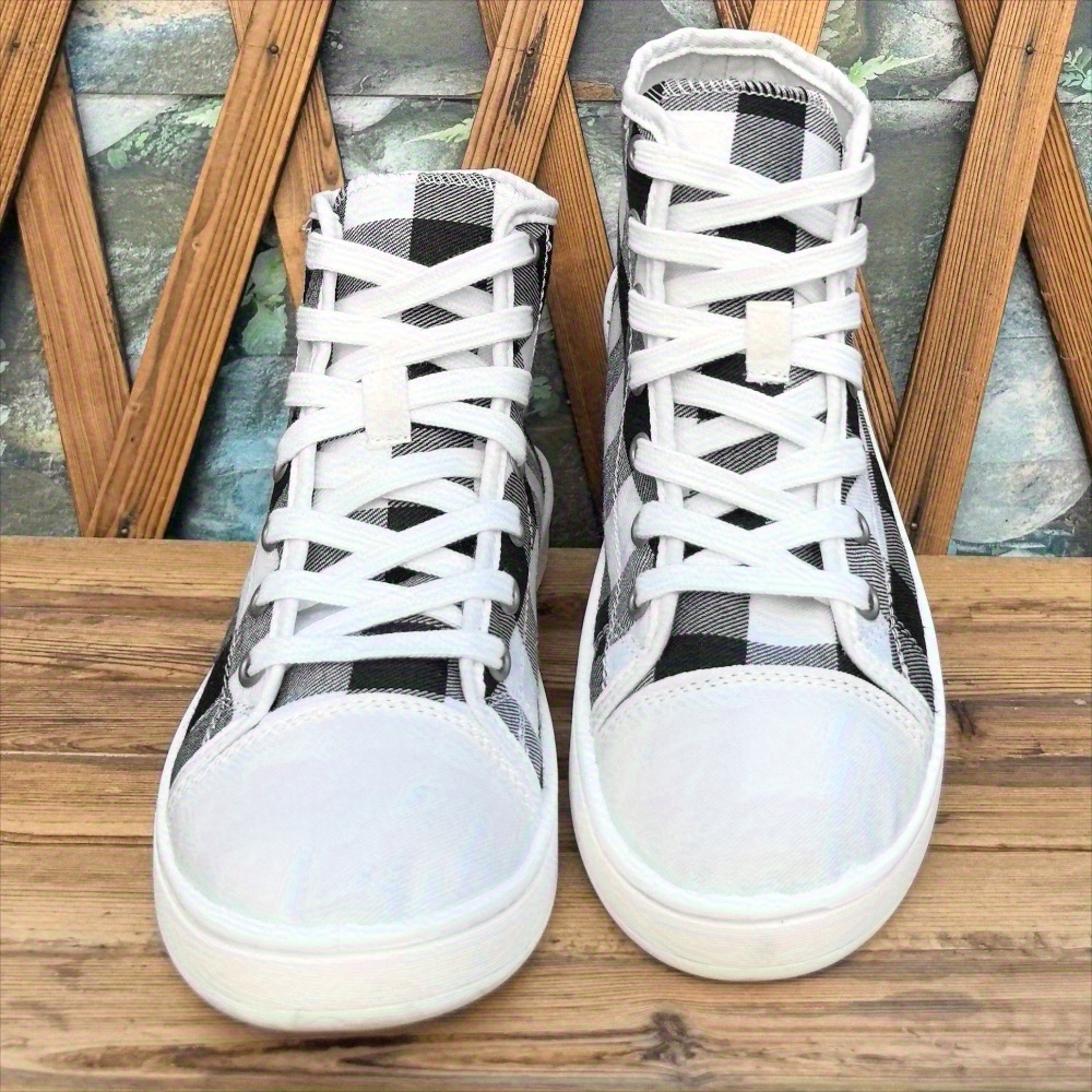 Sneakers, Women's High-Top Lace Skate Shoes with 2D Print - Premium Series, Fashionable and Design. Simple yet Elegant Style That Is Lightweight, Comfortable, Breathable, Moisture-wicking; Essential for Students During Back-to-school Season or