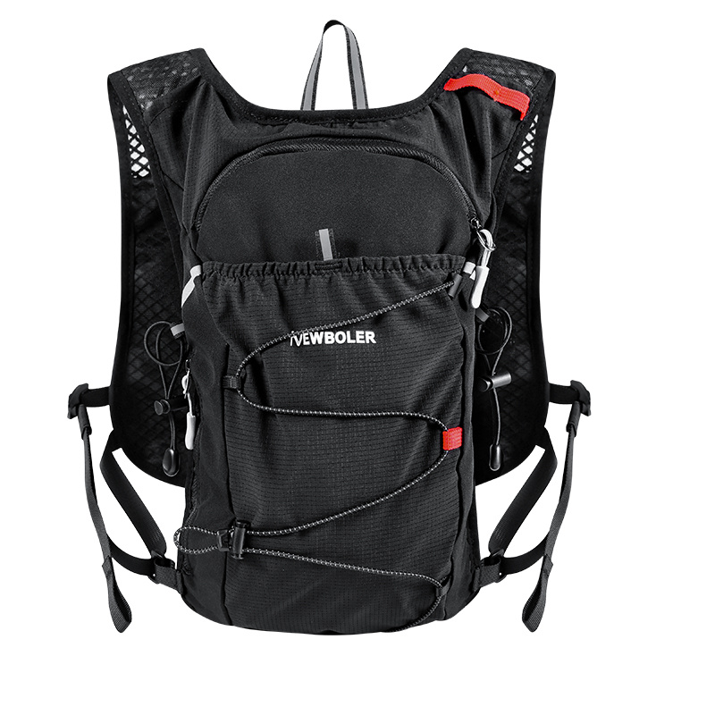 TEMU Newboler Lightweight Nylon Marathon Backpack For Men And Women - Multi-functional Outdoor Sports, Cycling, Hiking, And Travel Bag With Multiple