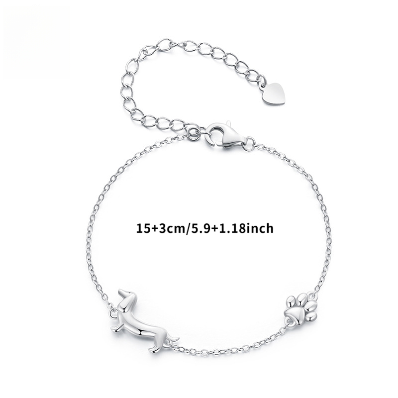 Cute Dachshund Bracelet, Unisex Versatile Accessory