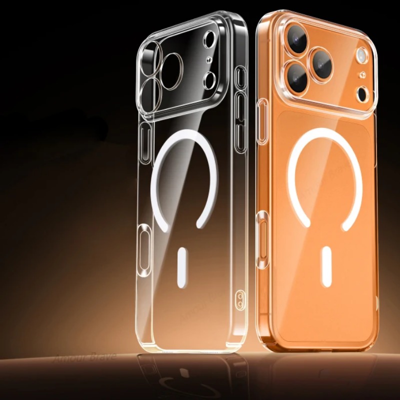 TEMU Phone Case - New Luxury Transparent Hd Phone Case For Iphone 18 Pro 18 Duo 18 Pro Max 17 Pro 15 Pro Max 13 12 11 Plus 17 For Wireless Charger