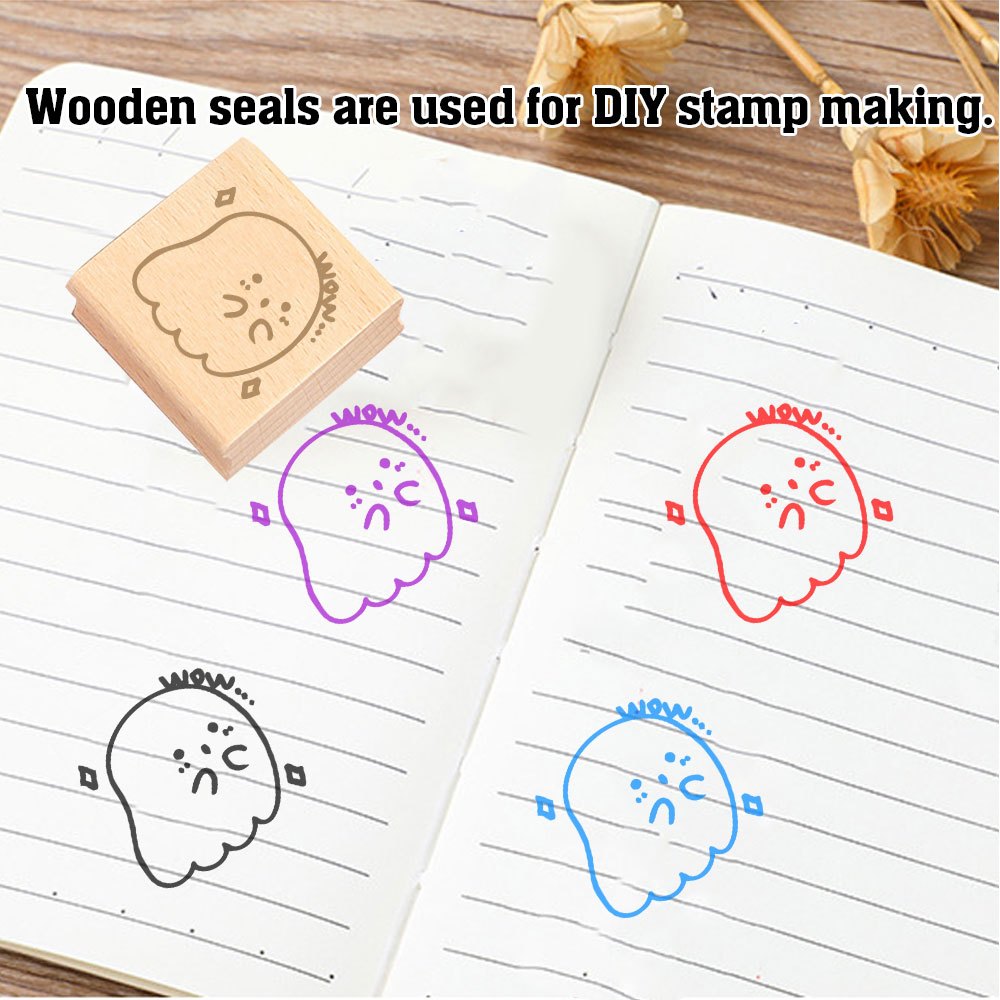 Wood Stamp for Journals and Scrapbooking