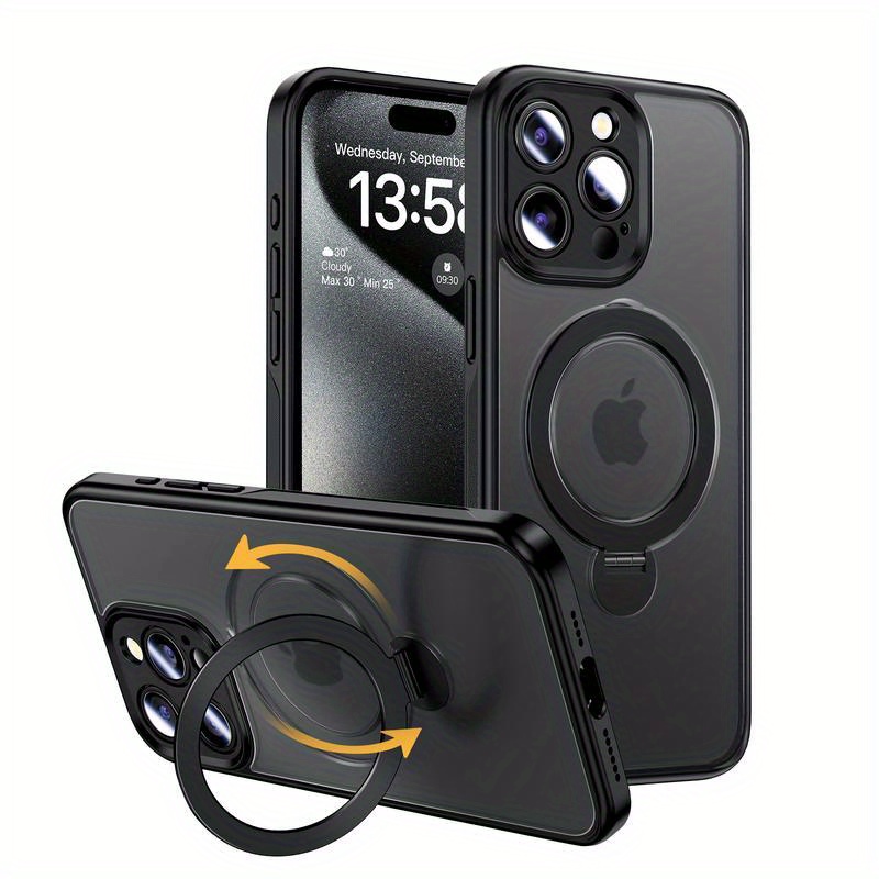 Image of Phone Case: Magic John 360-degree Rotating Magnetic Phone Case Stand For Iphone And For