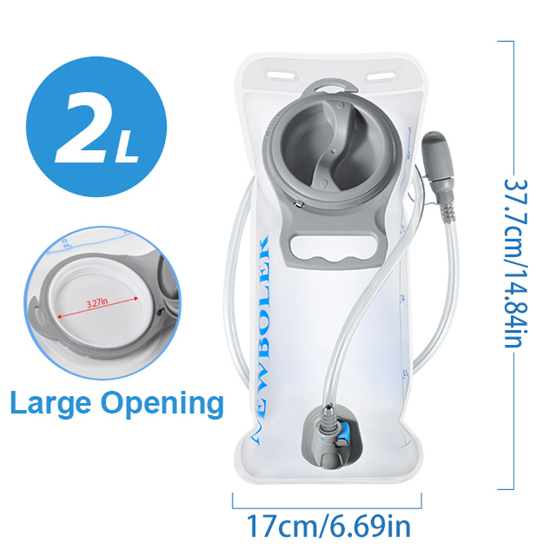 TEMU NEWBOLER 1.5/2/3L Quick-Release Afsluitbare Hydratatiezak - Ideaal voor Fietsen, Hardlopen, Kamperen en Wandelen - Blijf Altijd Gehydrateerd!