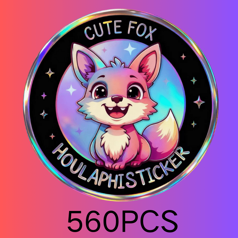 TEMU 1.57-inch Custom High Quality Stickers, Personalized Holographic Round Stickers, Multifunctional, Decorative For Commercial/work/office, School,