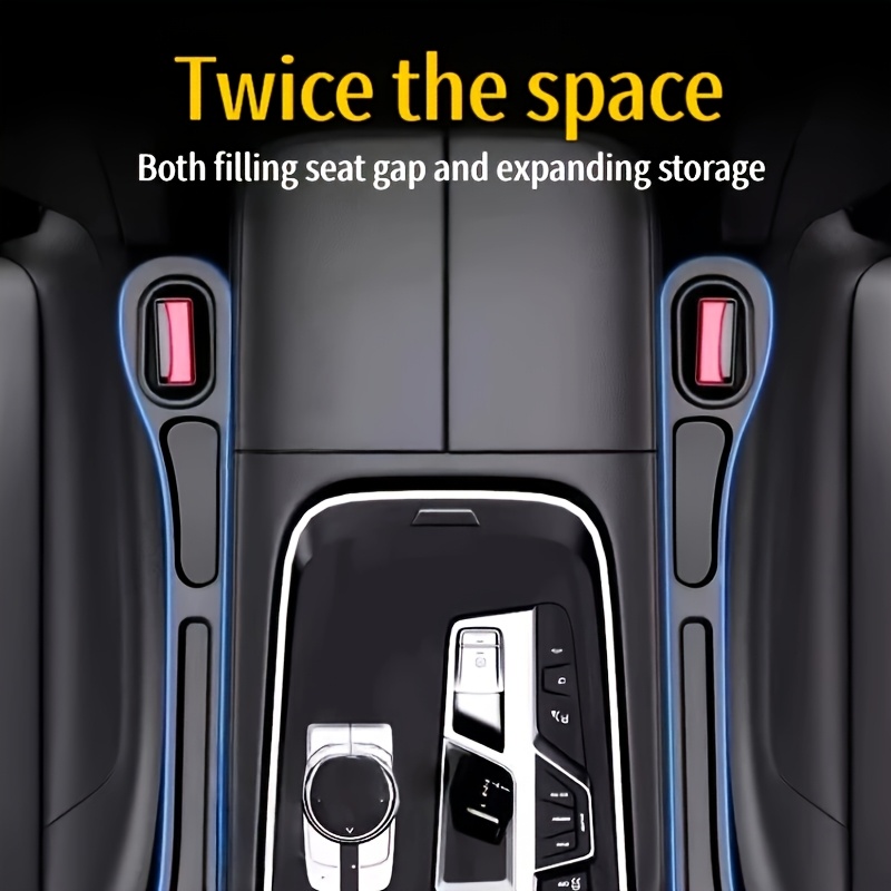 TEMU 2 piezas de tiras para asiento de coche | para BYD 3/Yuan Plus/Atto2/Yuan Up/ 7/ 6/Dolphin Surf Seal, tira rellena huecos para almacenamiento