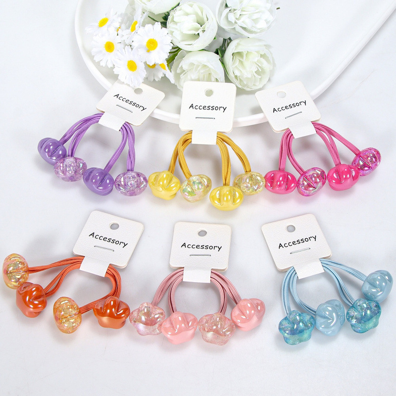 TEMU 12pcs New Style Women's Hair Accessories, Heart Hair Ties, Scrunchies, Star Hair Ornaments
