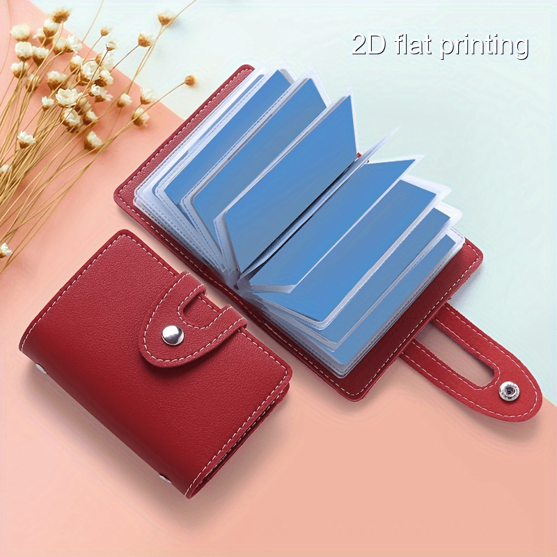 24 Multi-Slot ID Card Holder Ultra-Thin Credit Card Holder for Men and Women Bank Card Storage Bag