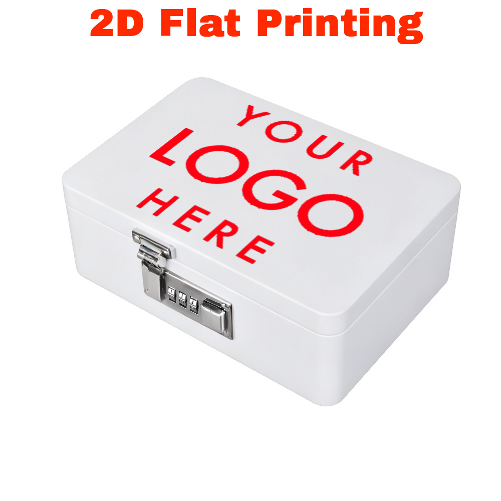 TEMU Custom Photo Logo Metal Combination Lock Storage Box, Iron Combination Lock, Personalized Lockable Storage Box, Secure And Private Home/office