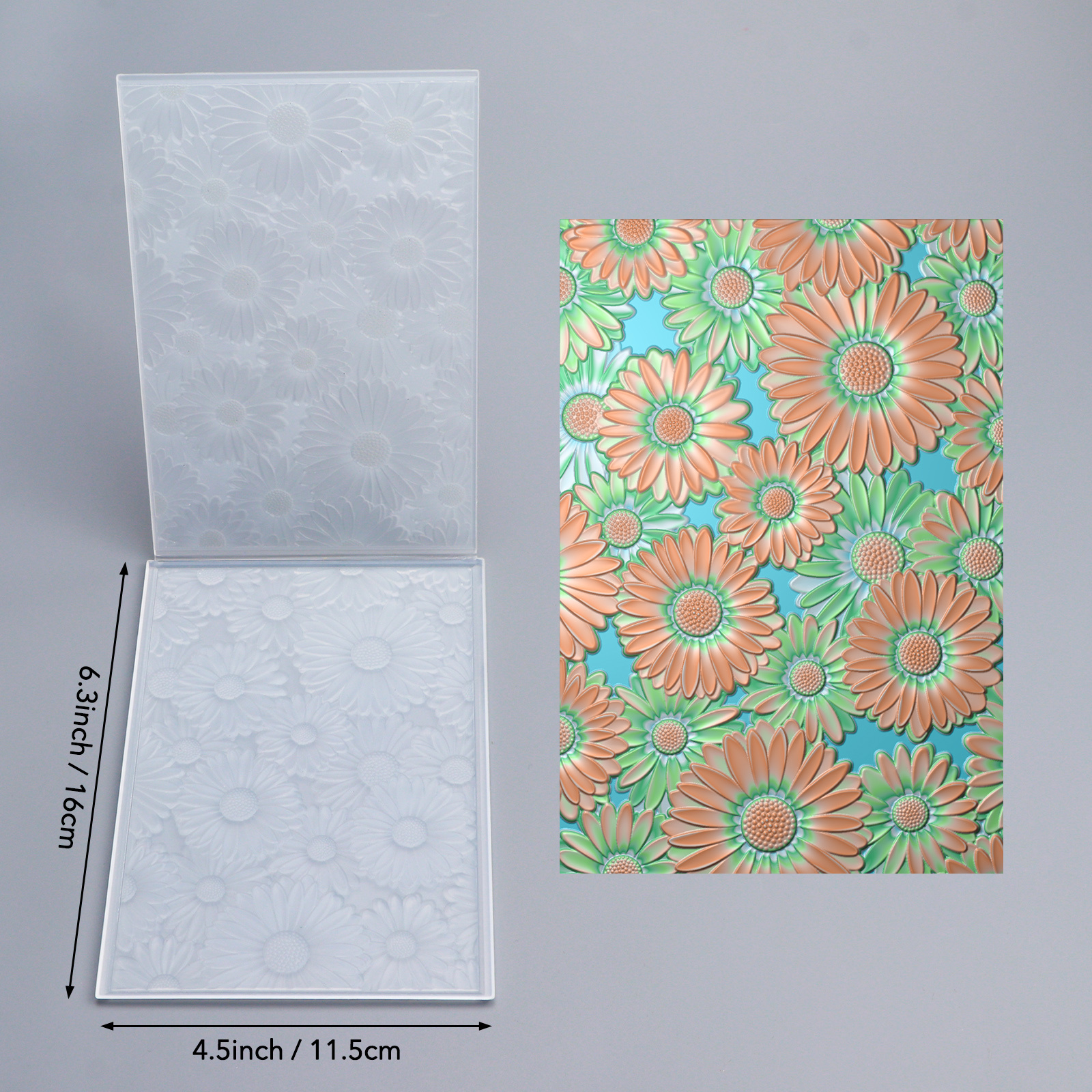 TEMU 3d Embossing Folder Texture Pattern Background Scrapbooking Craft Supplies For Embossing, Template Molds, Decorative Crafts Project Making
