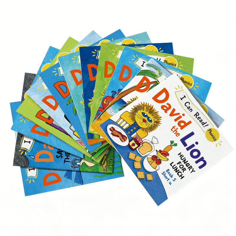TEMU Lot de 12 livres : - livre de grammaire, Collection d' en anglais - Mini livres d'images en anglais / quotidiens, Apprentissage des courtes et