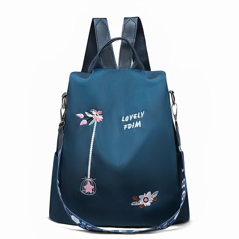E-shop Fashion Rucksack Neue Gestickte Handtasche Schultertasche Lässiger Rucksack