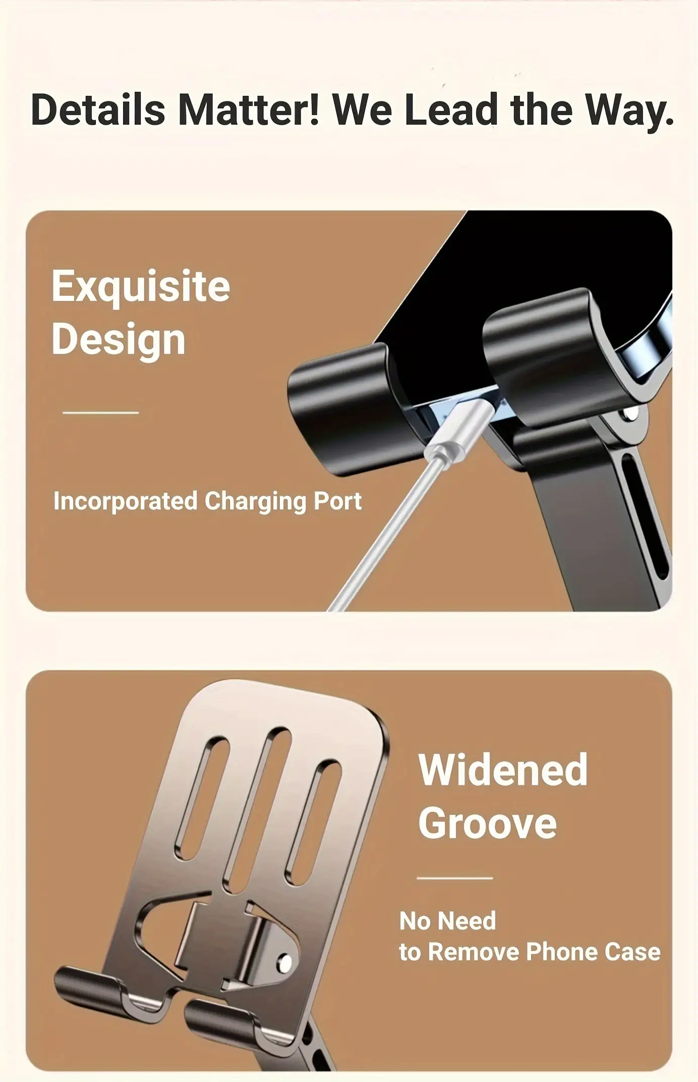 A 360-Degree Rotating Aluminum Alloy Phone Stand - a Compact Portable Folding Desktop Holder, Suitable for All Smartphones And Tablets, an Ideal Office Accessory for Use During 17 Different Holidays.