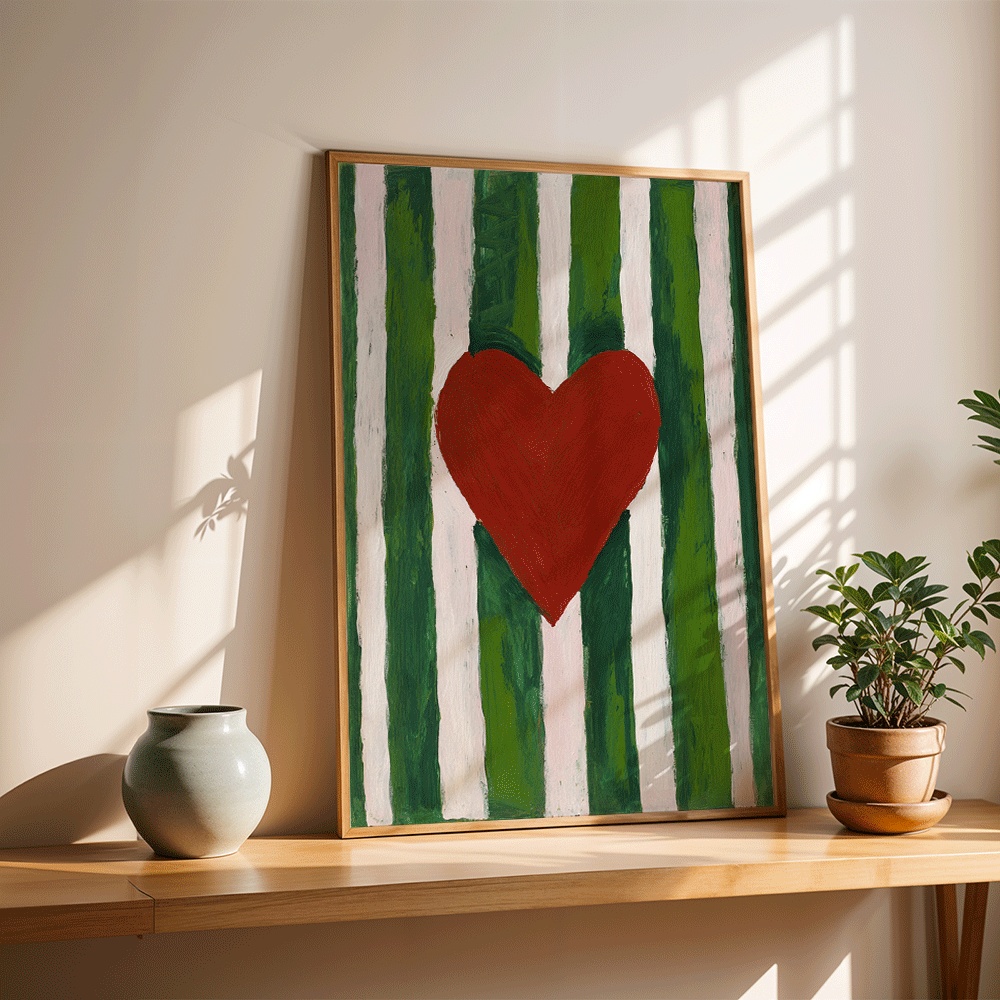 TEMU Stampe su Tela 2D Piatte, Poster a Righe e Bianche, Decorazioni per Camera da Letto e Soggiorno, Regalo Senza Cornice