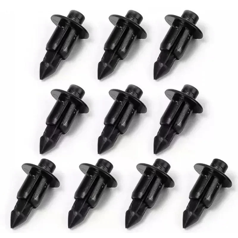 28 6mm car bumper fender fastener clips suitable for honda for   kawasaki including bicycle fender rivet clips and panel rivets