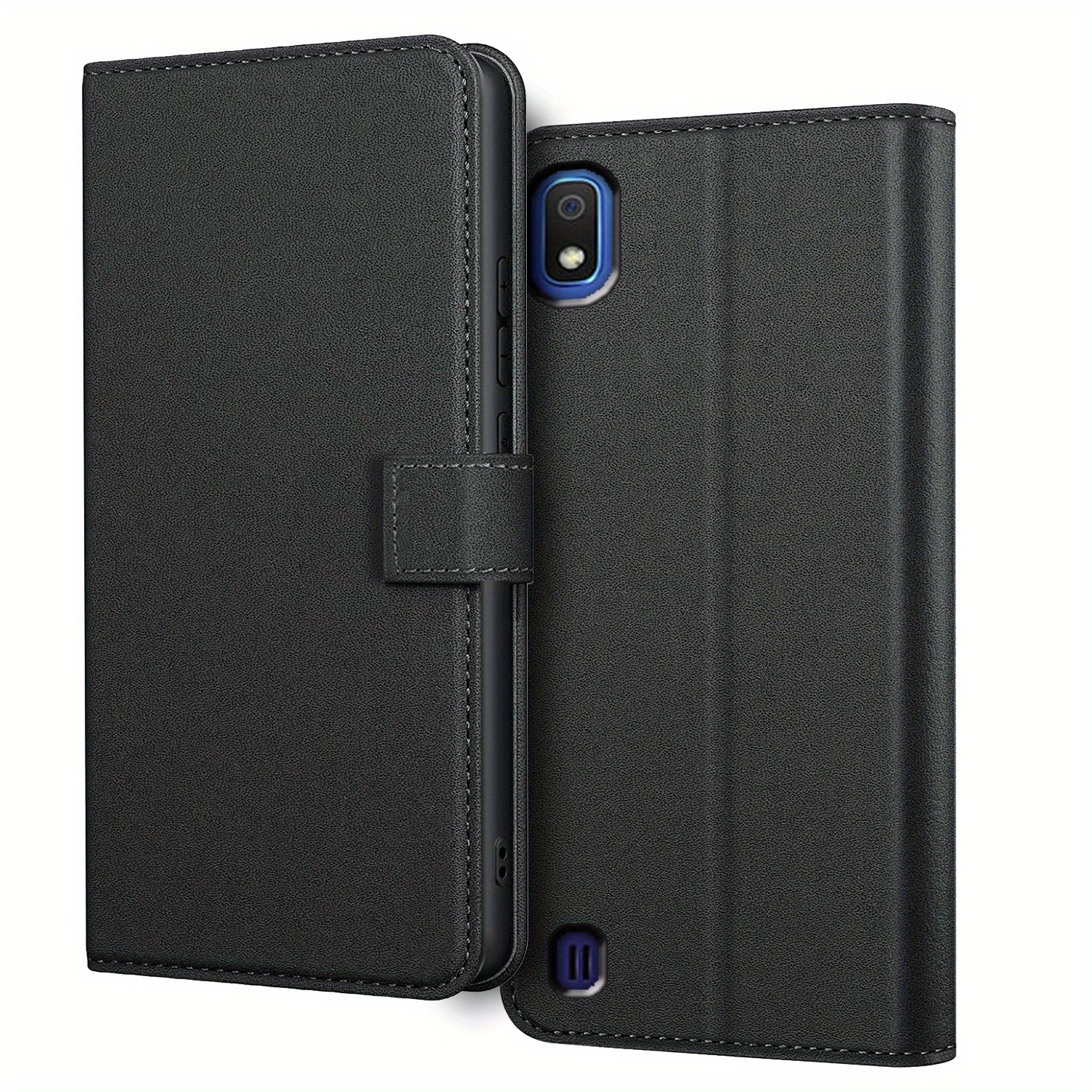 TEMU Phone Case: For Galaxy A10 / M10 Case With Kickstand Pu Leather Card Slot Flip Protective Phone Case Cover