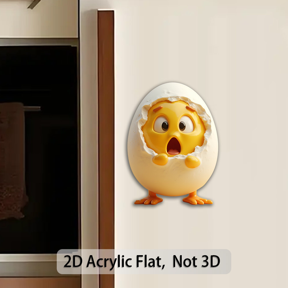 TEMU 1 ud. Imán de refrigerador impreso en 2D, pegatina decorativa, color y duradero que decolora, adsorción estable y cae fácilmente, adecuado para