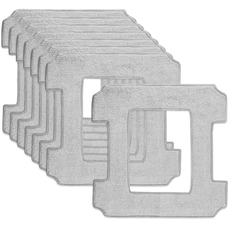 TEMU Compatible For W1 Pro/w1/w2 Omni/w2 Robot Replacement Mop Pads - Washable Microfiber Cloth Refills, Suitable For W1 Pro/w1/w2 Omni Robot, , Mop