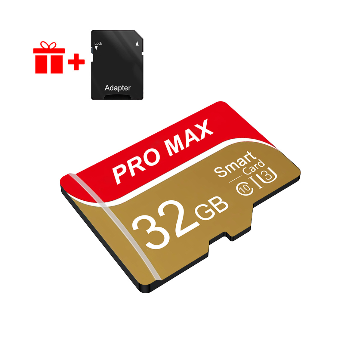 TEMU 1pc Memory Card Collection With Adapter Size Options: 128gb, 64gb, 32gb, 16gb, 8gb, 4gb, 2gb, And 1gb, With A1 C10 Technology For Modern Devices