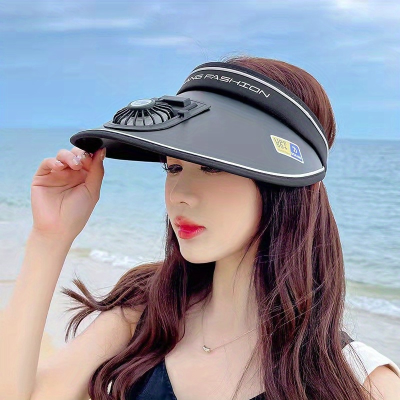 TEMU New Fan Hat Hat, Fan Hat Fishing Hat Cooling Hat Sports Hat, Suitable For Occasions