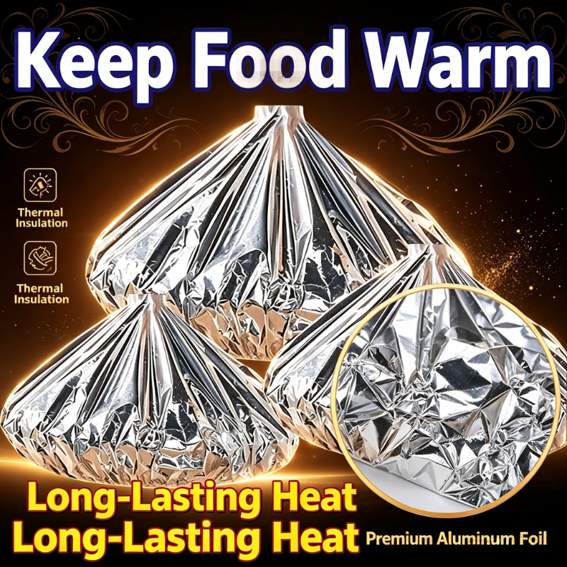11pcs Reusable Aluminum Foil Food Plate Covers Set