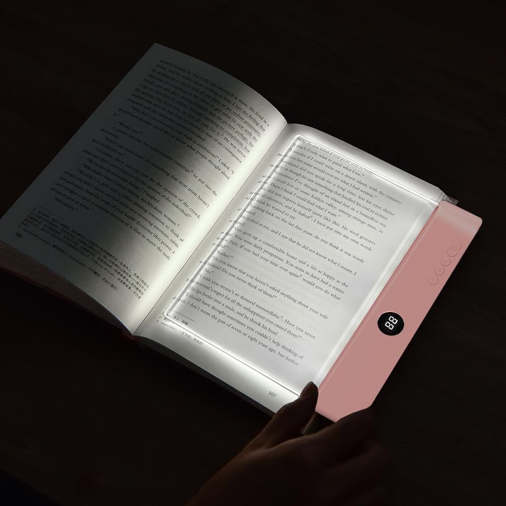 E-shop LED-Leselampe/Leselampe/Wiederaufladbare LED-Buchlampe mit eingebautem Akku/mit automatischer Zeitschaltfunktion/Helligkeit, Weichheit