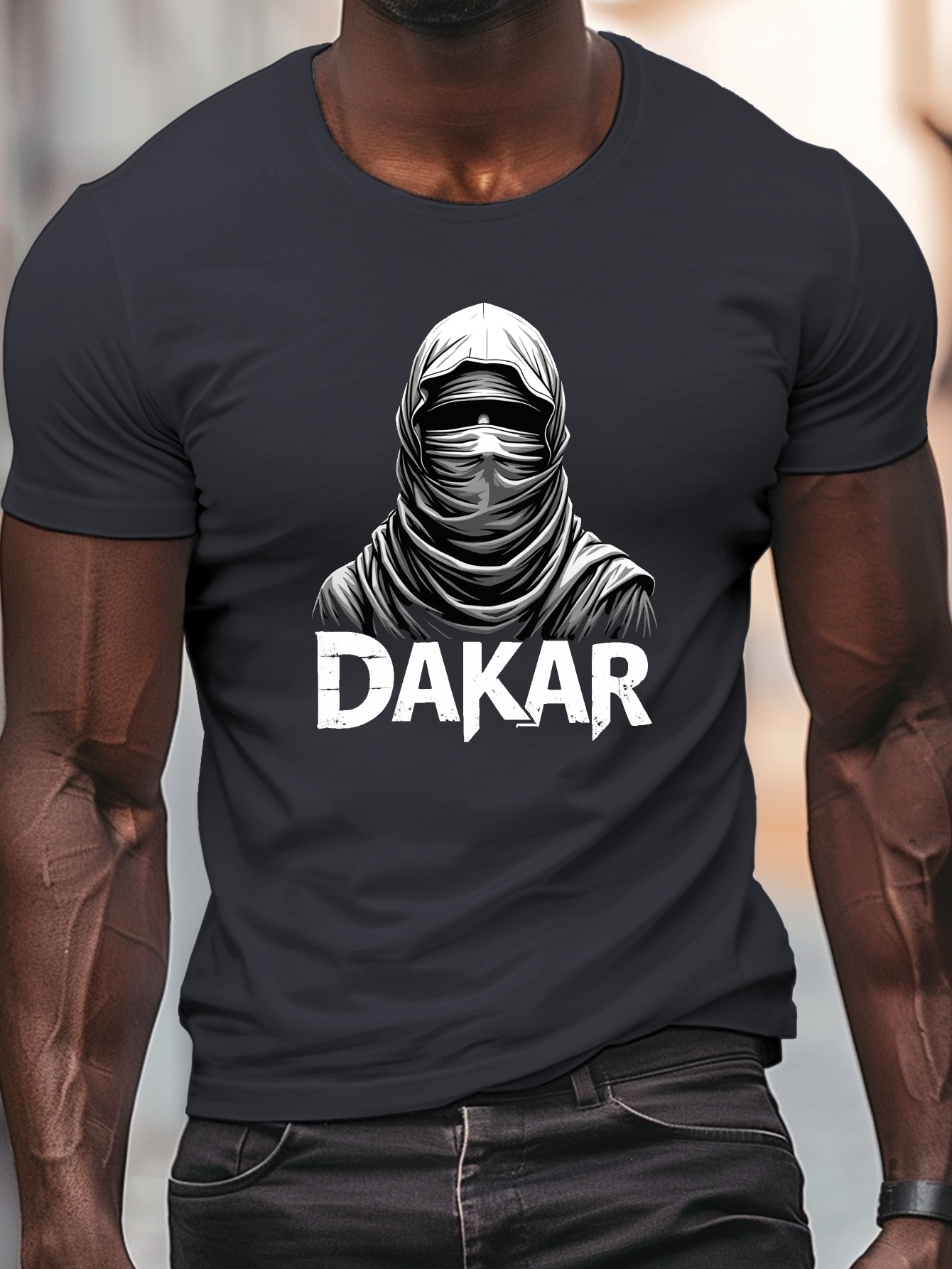 Dakar T Shirt Noir Pas Cher Dakar Impression Photo Sur Tee Shirt