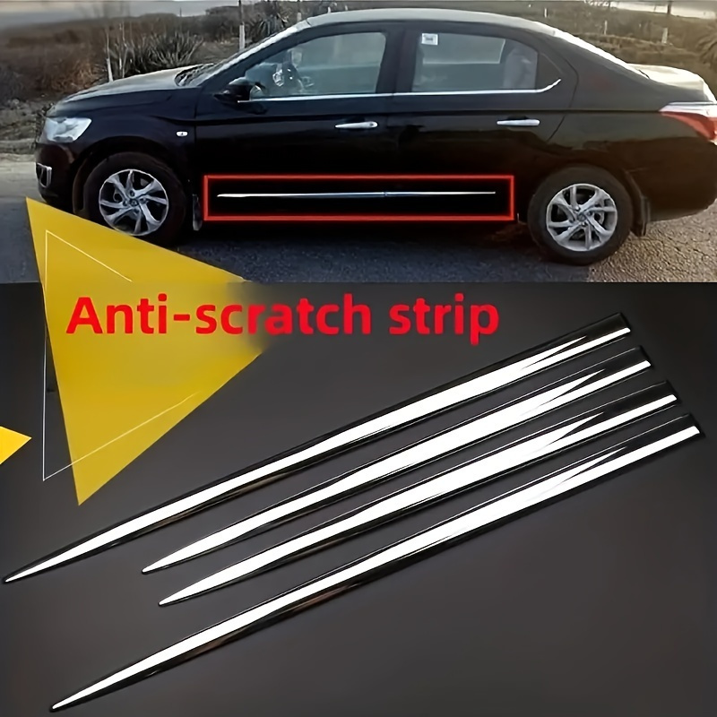 

Car Door Guards, Anti-scratch Decorative Strip, Vehicle Side Skirt Protection, Fits Most Models, Material, Car Door Protector