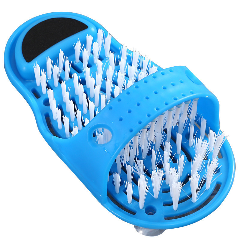 Shower Foot Scrubber Massager Cleaner Spa Exfoliating Washer Wash Slipper Tools Bathroom Bath Foot Brushes Remove Dead Skin