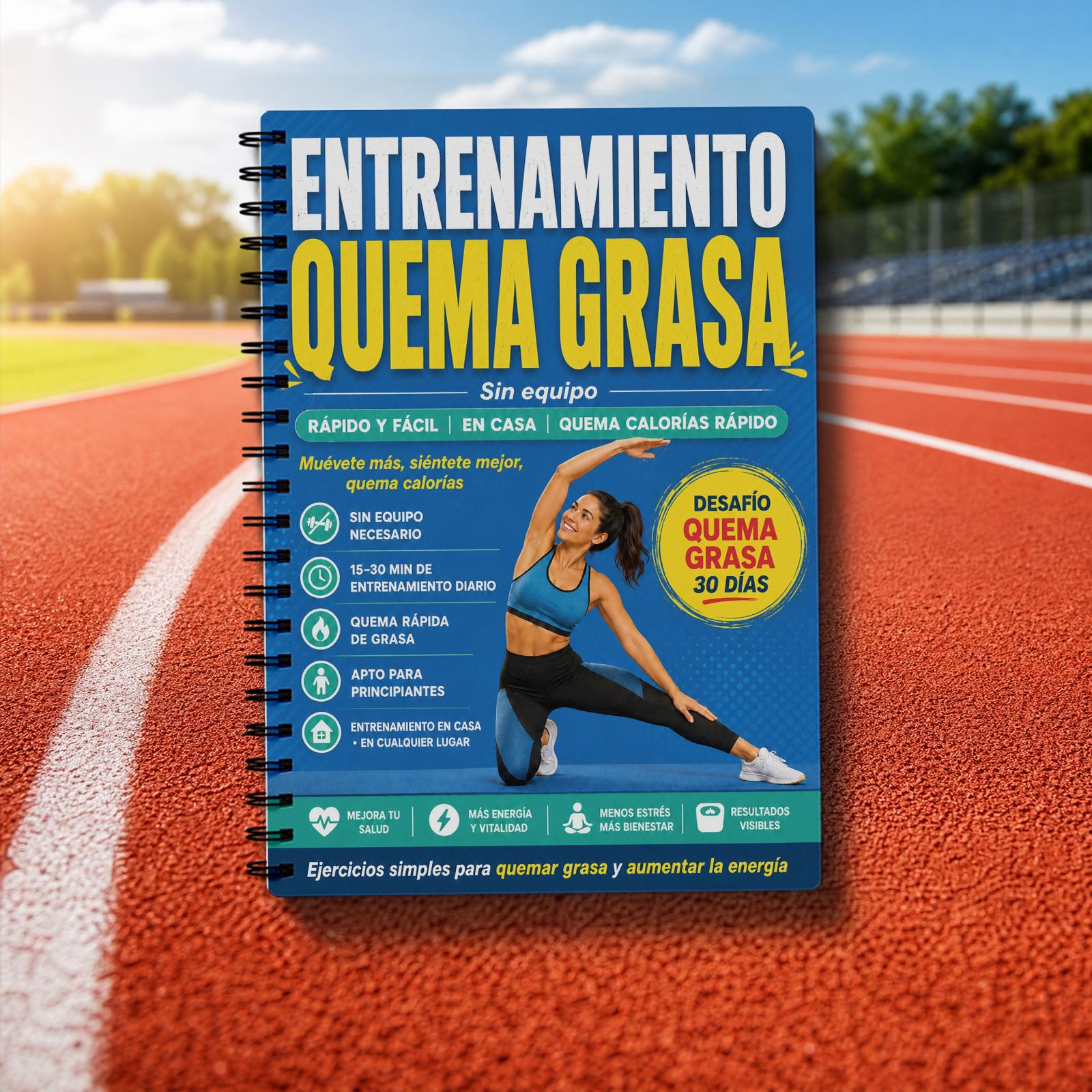 TEMU Planificador de entrenamiento y diario de fitness "Spanish Language Burning" - Libro de registro de entrenamiento en con seguimiento de semanal,