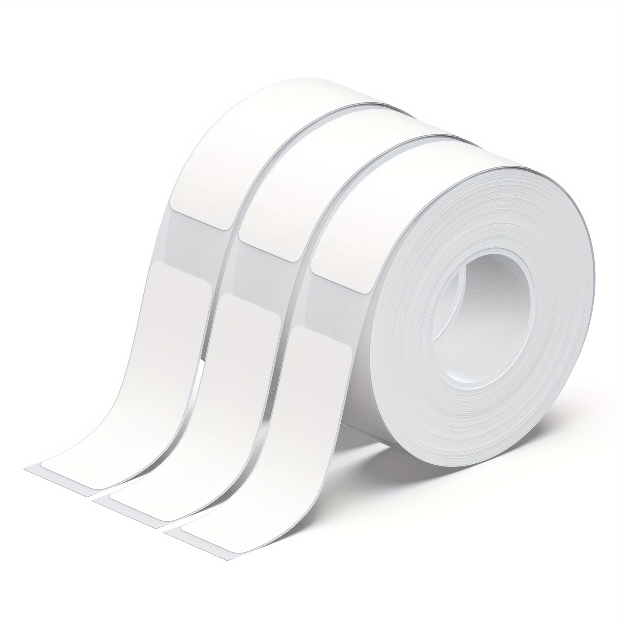 Image of 14x40mm Thermal Label Corresponding To P21 Thermal Printer, Heat-resistant And Label, White 3-roll Package, Multiple Colors , Adhesive Attached, Most Suitable For Learning And Offic