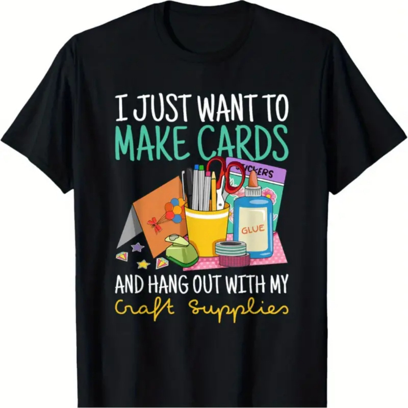 

1pc Craftycard T- - Tee Card Making , , , , Regular Adults