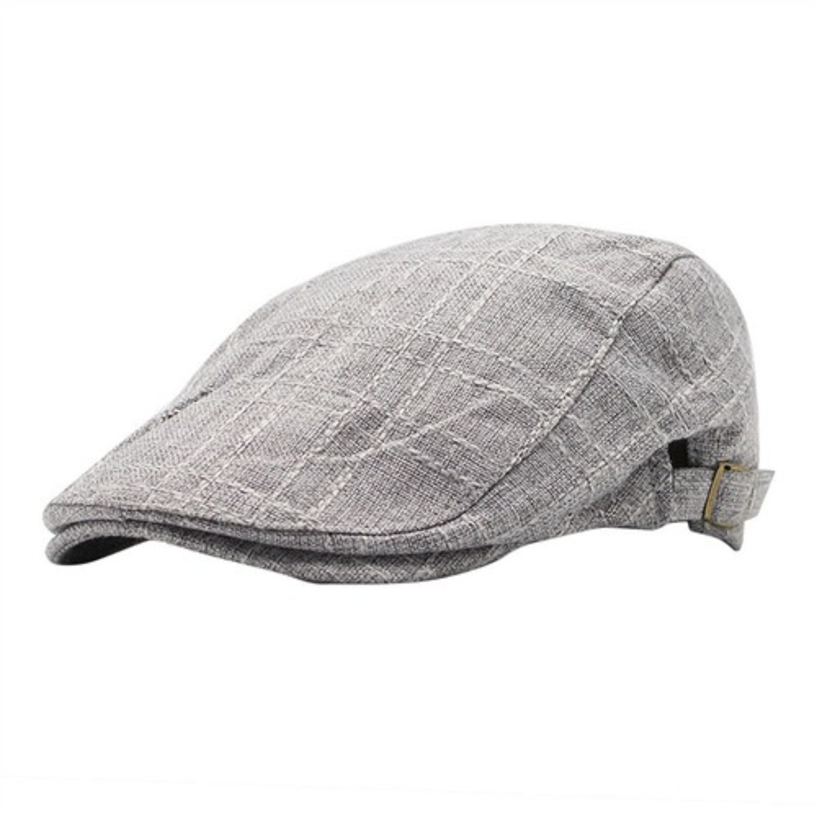 Men's Breathable Newsboy Hat Ivy Beret Flat Driving Cap Adjustable