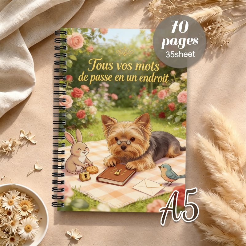 TEMU Carnet de de passe 1 pièce pour Internet et ordinateur, édition française, conservateur de de passe ou , carnet de journalisation de de passe