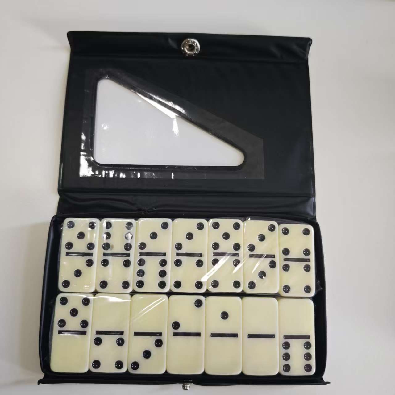 TEMU 56pcs Dominoes Card Chess, Board Game Toys With Pvc Storage Box, Thanksgiving Day, Christmas Gift Halloween Gift