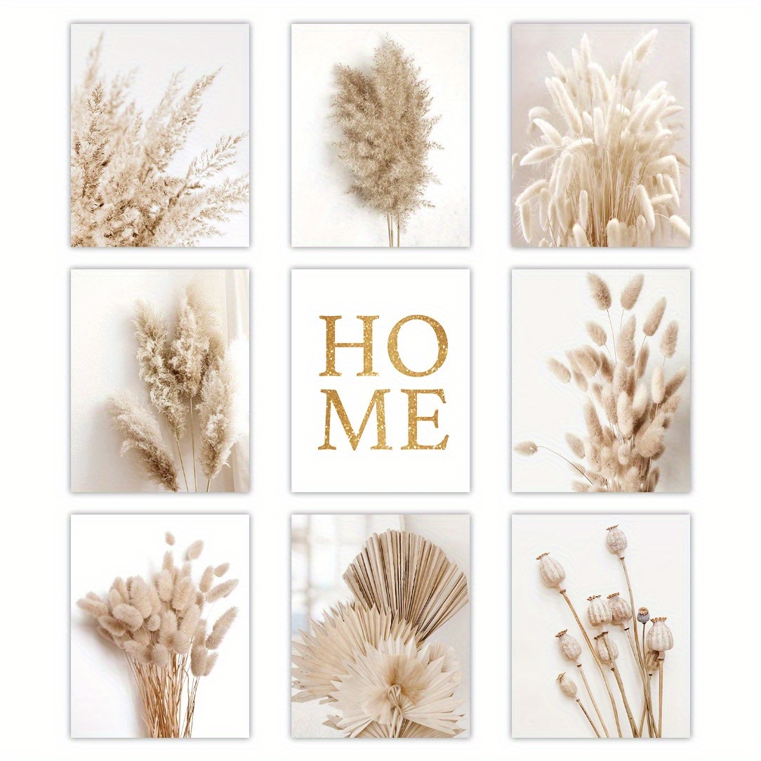 TEMU 9pcs & Set, Theme Art For Bedroom, , , - 8x10 & Dorm Decor