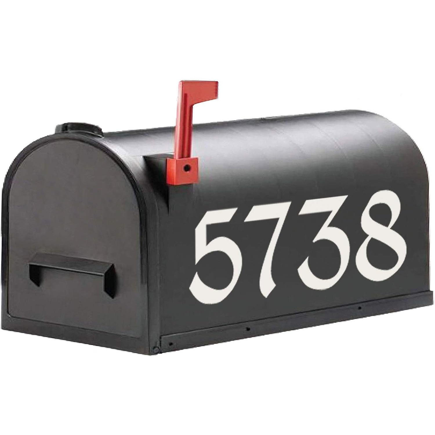 TEMU Reflective White 4 Sets Mailbox Numbers Sticker Decals Die Cut Self Adhesive Vinyl Numbers For Mailbox, Signs, Window, Door, Cars, Trucks, Home,