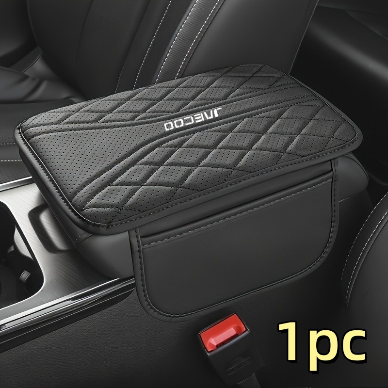 TEMU Ideal para la consola central del vehículo Jaeeco con un cojín de asiento perforado que almacenamiento, una de almacenamiento para guantes con