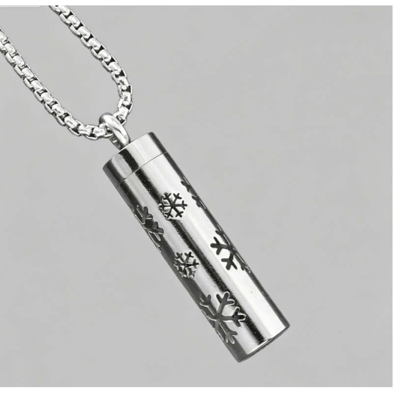 Women's Essential Oil Necklace Stainless Steel Aromatherapy Pendant