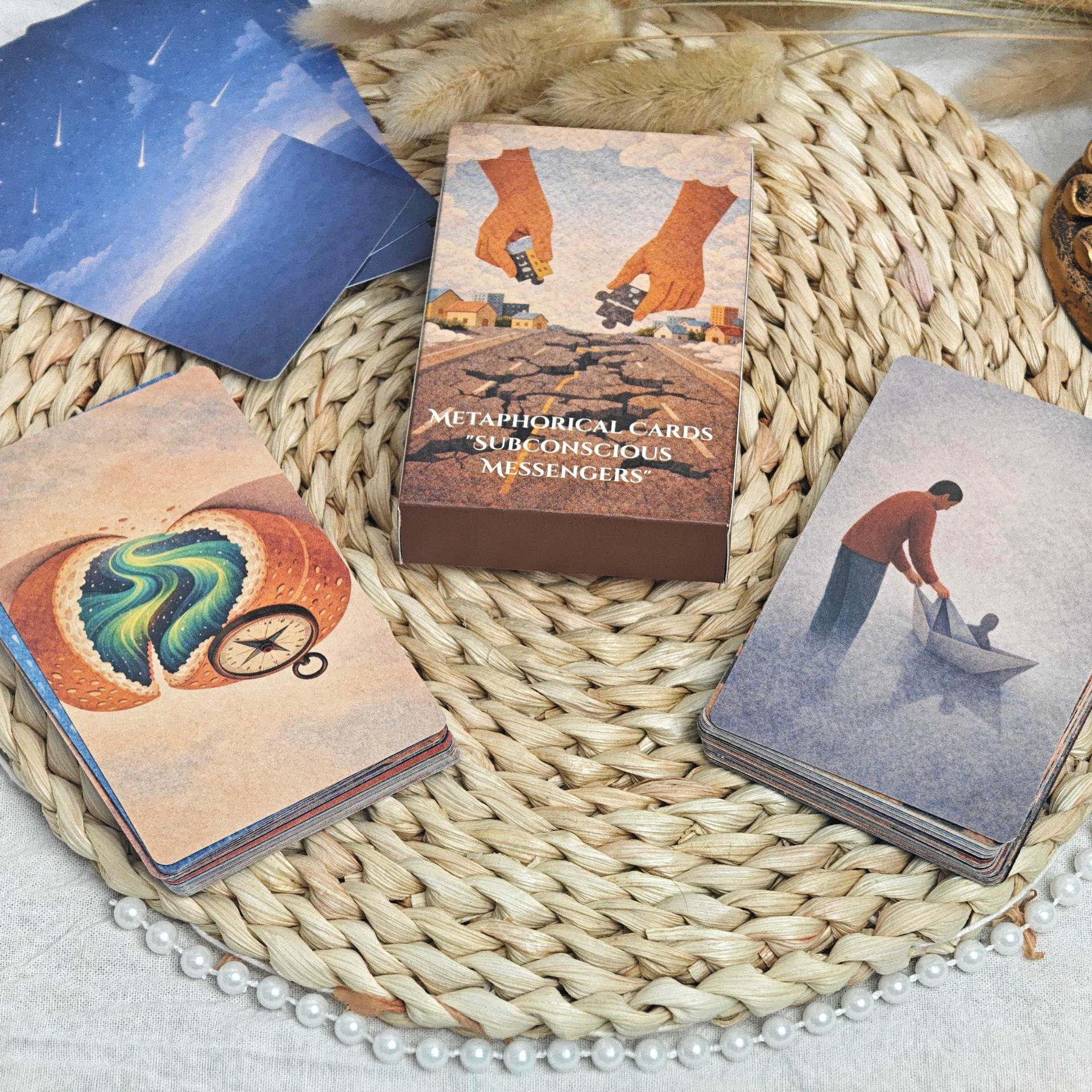 Metaphorical Cards: Messengers - Coaching& Relax Deck For Self-reflection, Emotional & Narrative Exploration| Visual Prompts For Counselors, , Groups, Journaling&