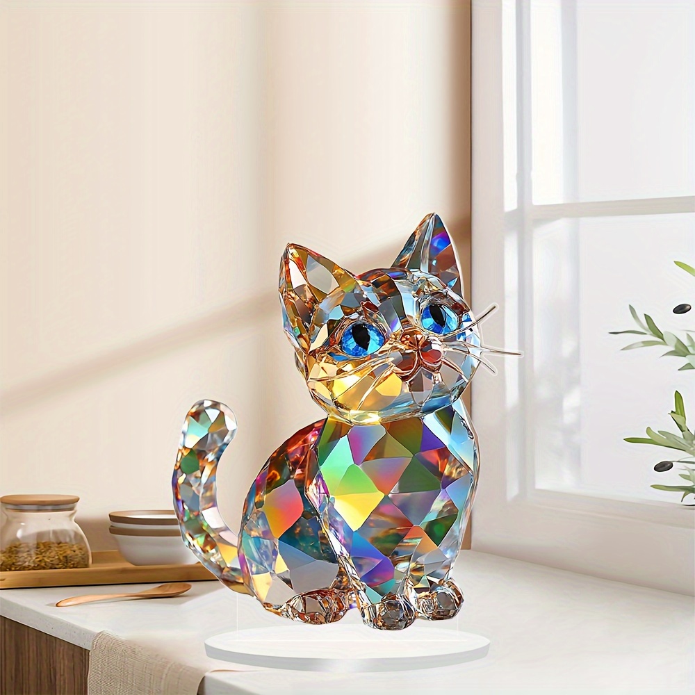 

A Acrylic Cat Decoration For The 2d Plane, Perfect As A Gift And Home Decor, An For Valentine's Day And Anniversaries.