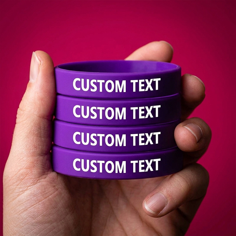 Custom Silicone Wristbands 180pcs Set, Gift for Her/Him