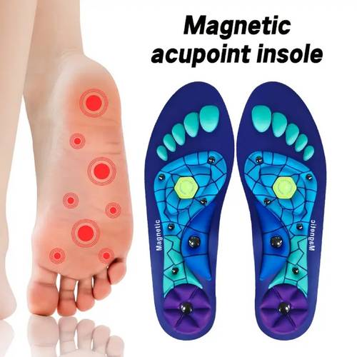 Unisex Magnetic Massage Insoles Made from EVA Material and Magnets, Providing a Comfortable Massage Experience