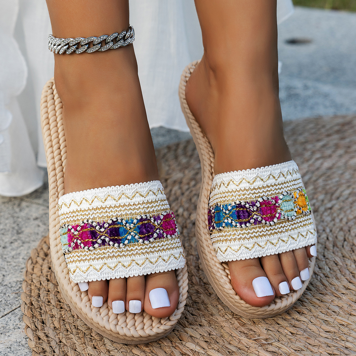 E-shop Damenmode flache Flip-Flops, Dameschuhe