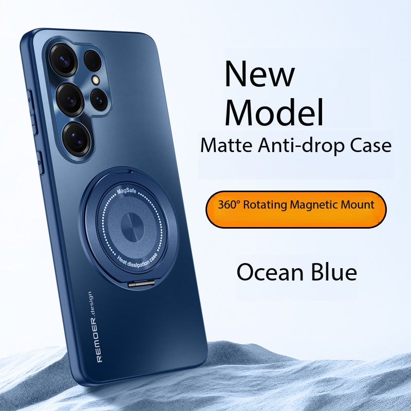 TEMU Phone Case: New Metallic Paint Matte -one 360Â° Rotating Bracket Precision-hole -proof Phone Case. Suitable For Galaxy S26, S26 Ultra, S26 , S25